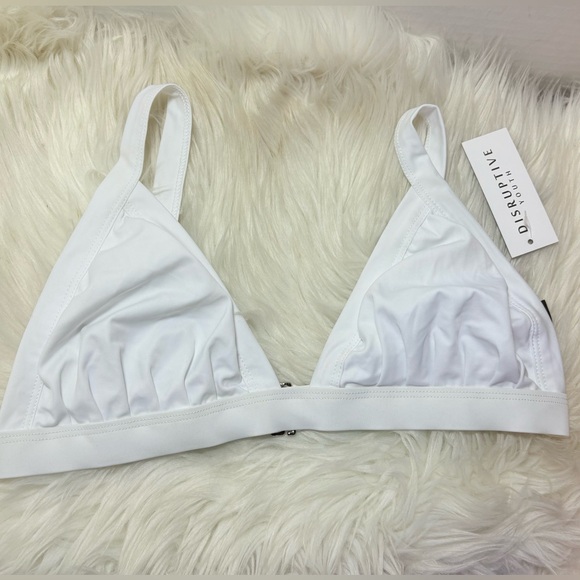 DISRUPTIVE YOUTH White Bikini Top - Picture 3 of 10
